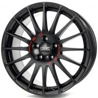 OZ Superturismo GT 7,0x16 5/115 ET35 d-70,2 Matt Black Red Lettering (W0167015379)
