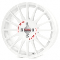 OZ Superturismo WRC 7,0x16 4/108 ET25 d-65,1 White Red Lettering (W0189505133)